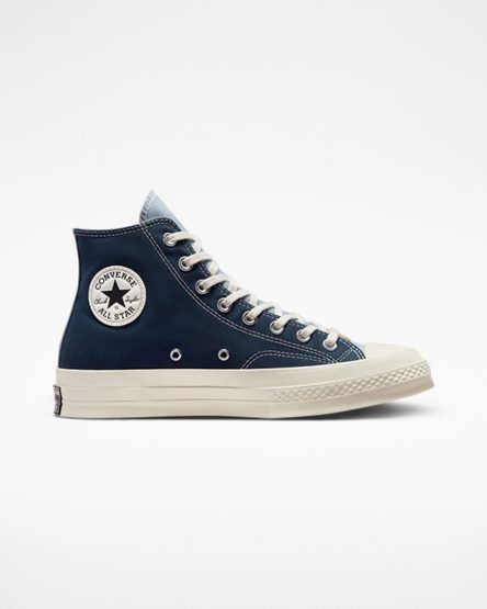 Zapatillas Altas Converse Chuck 70 Tri-Panel Mujer Azul Marino | PE 4PW528